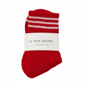 Most Popular Gifts: Le Bon Shoppe Girlfriend Socks Scarlet