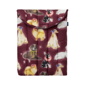 Baggu Puffy Laptop Sleeve 13/14 inch Fancy Dogs