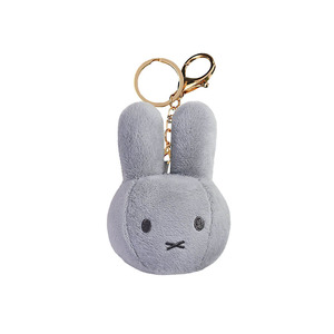 Miffy: Miffy Face Soft Plush Keyring Grey
