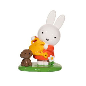 Miffy: Miffy Ceramic Figurine Gardening Miffy with Snuffy