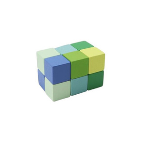 Wooden And Tin Toys: Wooden 3D Twist Puzzle Cube