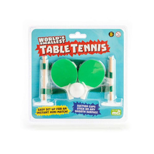 World's Smallest Table Tennis Set