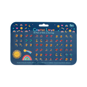 Rex London Stick On Earrings Cosmic Love