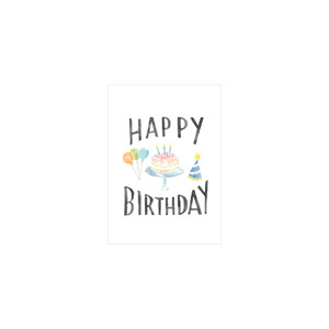 Steer Illustrations X Iko Iko Mini Card Happy Birthday