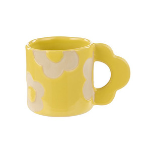 Mugs 1: Emporium Ceramic Posey Flower Mug Yellow