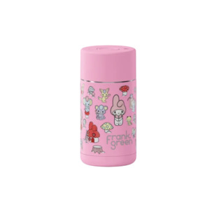Reuseable Cups: Frank Green x Hello Kitty 12oz Stainless Steel Ceramic Reusable Cup My Melody with Push Button Lid