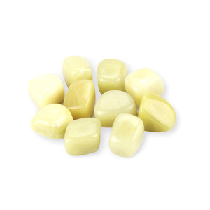 Mini Tumbled Gemstone Lemon Jade