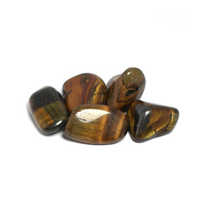 Decor: Mini Tumbled Gemstone Gold Tiger Eye