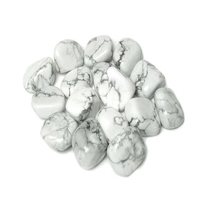 Mini Tumbled Gemstone White Howlite