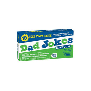 Popular Brands: Blue Q Chewing Gum Dad Jokes