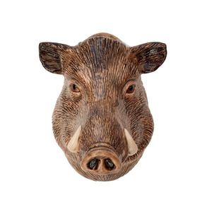 Planters And Vases: Quail Wild Boar Wall Vase Large