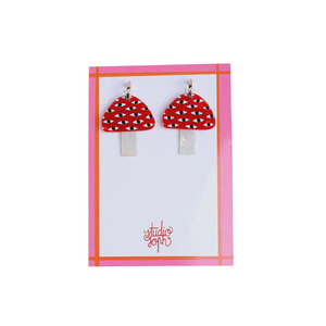 Earrings: Studio Soph Earrings Mushrooms