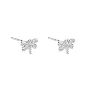 Iko Iko Studs Dragonfly Silver