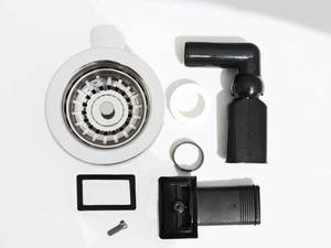 Reginox 145-180MM Depth sinks Overflow waste kit M1726 – Ikon Commercial