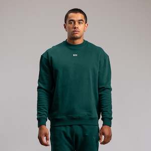 Mens Hoods Crews: Capsize Box Block Crew Unisex MOSS