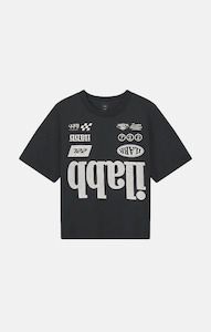 Womens Tops: Race 2.0 Relax Tee Women's WASHED BLACK