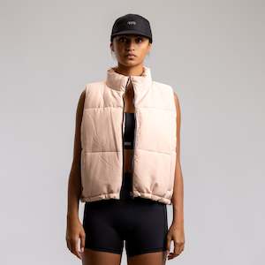 Womens Outerwear: Cropped Puffer Vest Women's