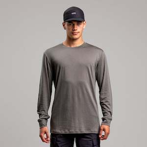 Mens Tees: Merino Classic Long Sleeve Tee Unisex ARMY GREEN