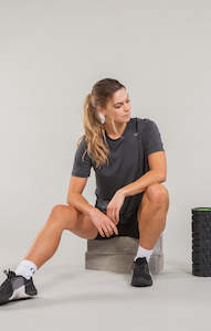 Wood Fibre: Lomond Tee - Charcoal - Women's