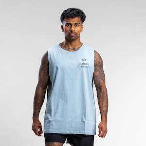 Mens Tanks: Momentum Block Tank Unisex Sky