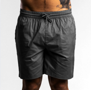 Capsize: Capsize Box All-Day Short 7" Men's CHARCOAL