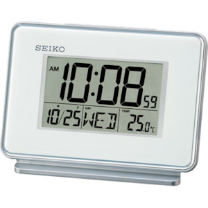 Seiko Digital Clock QHL068-W