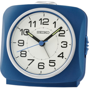 Seiko Blue Alarm Clock QHE194-L