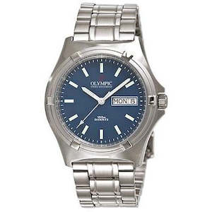 Olympic: OLYMPIC MEN'S WORKWATCH BLUE INDEX 28765S