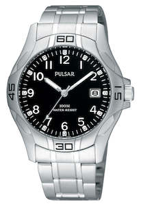 Pulsar: Pulsar Work Black Dial PXH447X