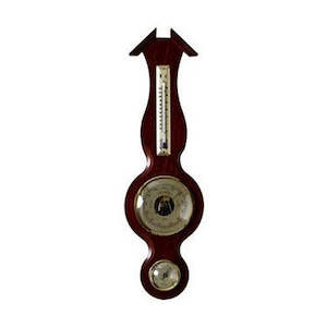 Baromteter: Weatherstation Maghogany 6690-22