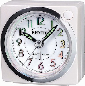 Rhythm: Rhythm alarm clock pearl white CRE820NR03