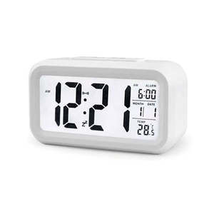 Clocks: Digital Alarm Clock - White