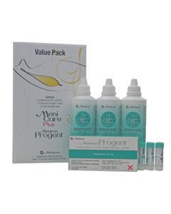 Menicon Value Pack – Menicare Plus Solution & Progent Cleaner | RGP & Ortho-K Lens Care