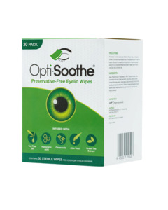Dry Eye Care: Opti-Soothe® Preservative-Free Eyelid Wipes (30 pack)