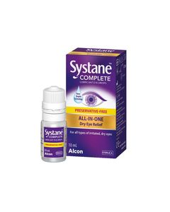 Eye Drops Ointments And Gels: Systane Complete Preservative Free (10ml)