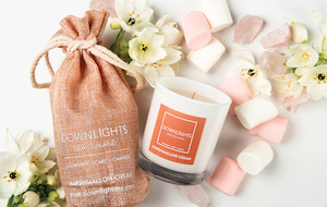DL Market: Hemp Bag Classic Candle - Marshmallow Cream