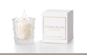 Crystal Cut Candles: Mini Candle - White Tea & Ginger