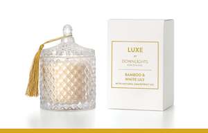 Luxe Candles: Luxe - Bamboo & White Lily
