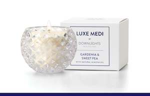 Luxe Medi Candles Wholesale: WP: Luxe Medi - Gardenia & Sweet Pea