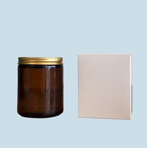 Products: Amber 250ml Candle Box - Illumina Candle Supplies