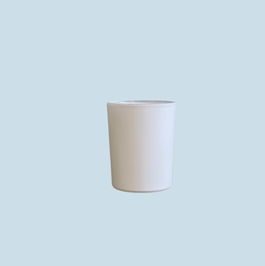 Classic Mini Candle Container - White Matte - Illumina Candle Supplies