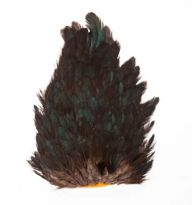 Products: Black Indian Hen Back Saddle (1152) - I Love Fly Fishing