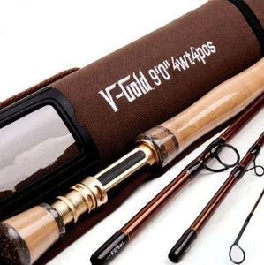 V-Gold 9ft 4-8wt 4pc Fly Fishing Rod (Fast Action)