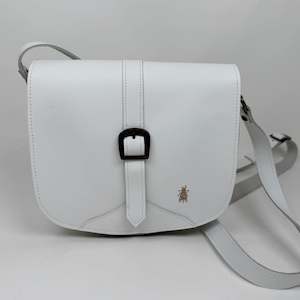 Bags: Fly London glou white bag