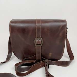 Bags: Fly London glou dk brown bag