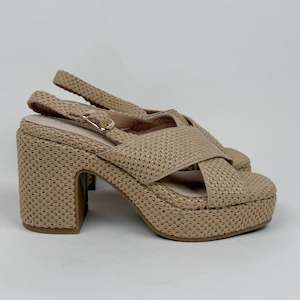 Heels: DJ Kippers camel raffia