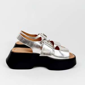 Sandals: Tamara birad silver