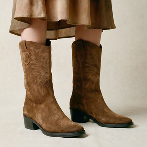 Mid Length Boots: Lucia Viguera 8024 tabac