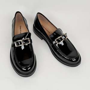 Django And Juliet: D&J Brogane black patent