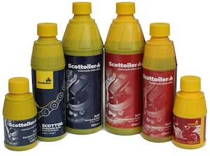 Scottoiler Standard Blue and High-Temp Red Refil Oils